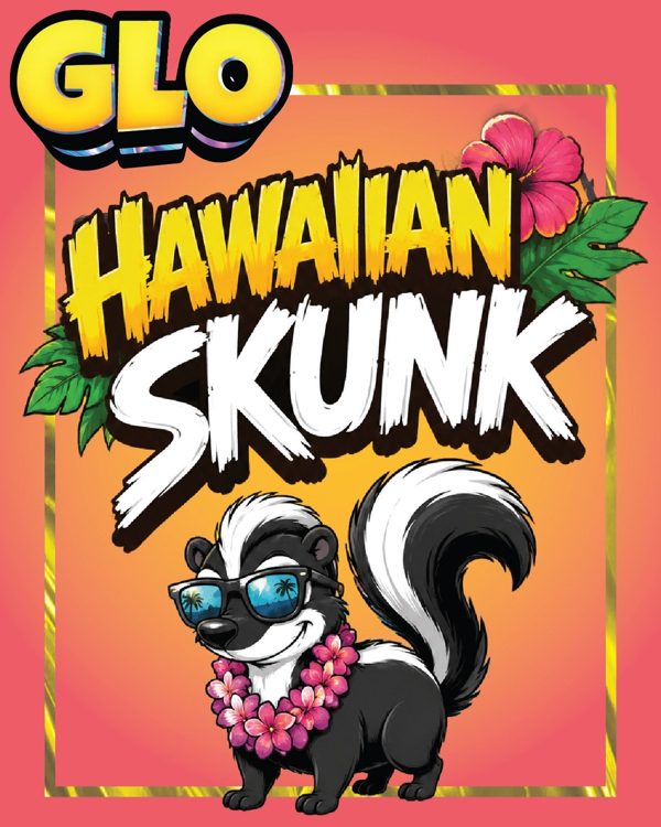 GLO Hawaiian Skunk label art